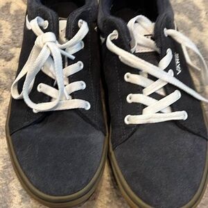 Vans Dark Blue Sneakers with White Accents